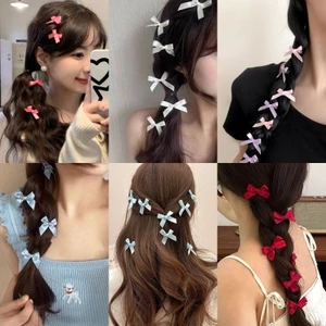 【Phụ Kiện Tóc】Set 10 Kẹp Tóc Nơ Nhỏ Đẹp Dễ Thương Thời Trang Hàn Quốc