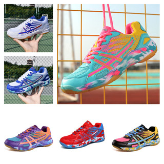 Giày cầu lông nam nữ có sẵn, giày bóng chuyền, giày tennis, đế cao su, giày tập luyện chống trượt, giày thể thao cặp đôi, giày tennis chuyên nghiệp, nhẹ, thoáng khí, chống trượt, hấp thụ sốc, giày bóng bàn, giày thể thao, giày bóng chuyền
