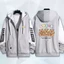 SY3 Capybara hoạt hình dễ thương LUCKY anime dây kéo Áo khoác Hoodie Unisex Top YS3