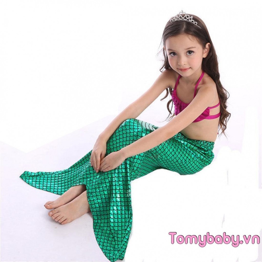 3 Bé Gái Đồ Bơi Trang Phục Bơi Thời Trang Sang Trọng Đuôi Nàng Tiên Cá Có Thể Bơi Được Bộ Bikini