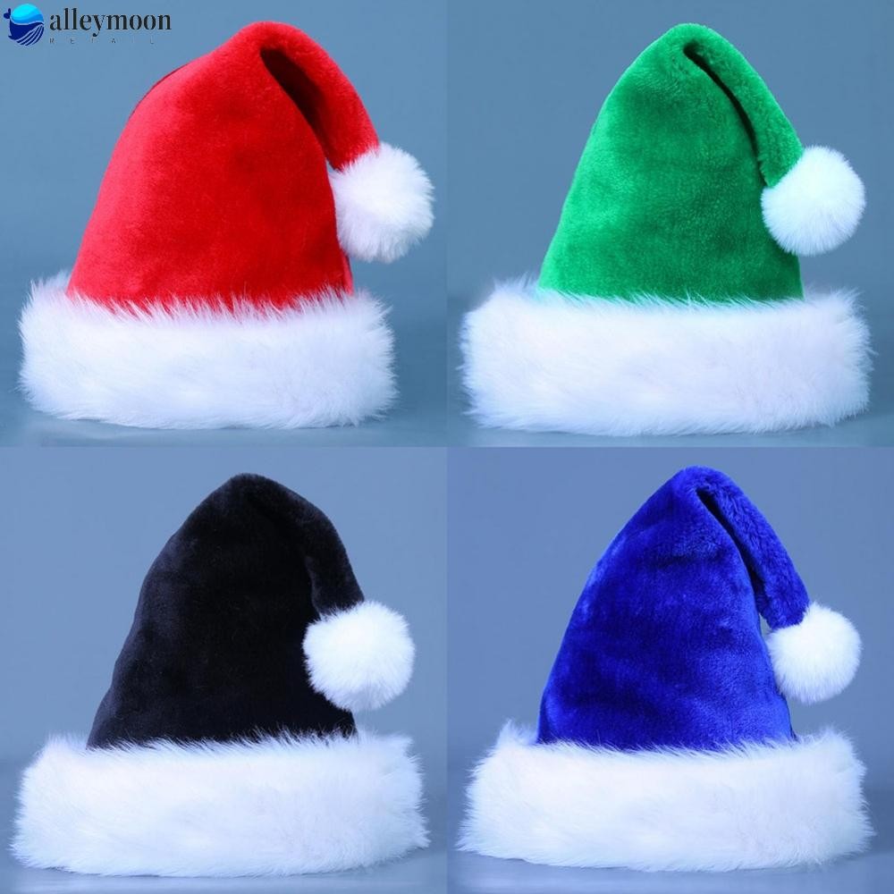 Mũ sang trọng tiệc Giáng sinh với thiết kế ông già Noel tuyệt vời để trang trí nội thất Xanh đỏ