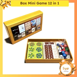 Boardgame Box mini boardgame 12 game in 1 Tigar