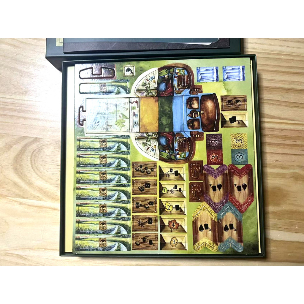 Boardgame Meadow - game art đẹp về tự nhiên hoa cỏ cây lá chim thú Tigar