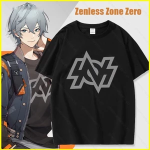 Gn Zenless Zone Zero Wise Cosplay vải 3D mùa hè Áo thun ngắn tay Anime NG