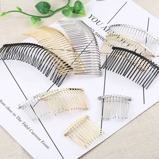 Kẹp tóc răng lược sắt chất lượng cao, phụ kiện handmade DIY, 1 cái
