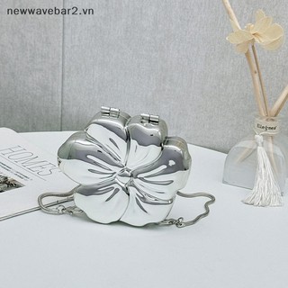 [Mới] 1 Túi Acrylic Bạc Hoa Vàng Bạc Túi Dạ Hội Ví Và Túi Xách Túi Đeo Vai Tiệc Cưới Ví Ly Hợp.