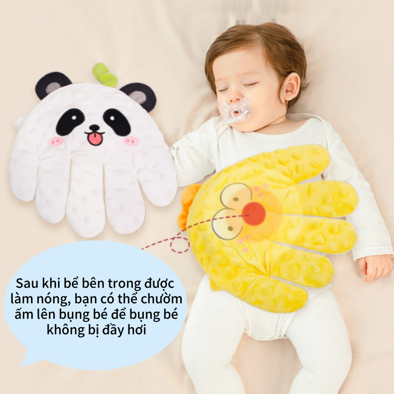 【SKISOPGO】Gối bàn tay chống giật mình cho bé hình thú,giúp bé ngủ ngon,Giảm Chướng Bụng Có Điều Khiển Từ Xa 3 Chế Độ Vỗ