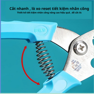 Kìm cắt đuôi ốc Dụng cụ bấm loại bỏ đầu ốc làm bằng thép không gỉ có đầu mở lắp đá tiện lợi