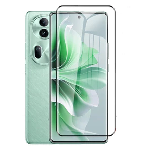 Dành Cho OPPO Reno 11 Pro 5G Phiên Bản Toàn Cầu Kính Cường Lực Full Cover Cong HD 9H Bảo Vệ Màn Hình