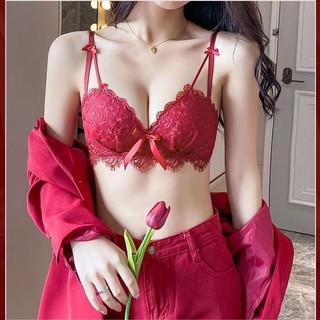 Áo ngực nữ cotton không gọng nâng ngực, Mềm Breathable Sexy Lace Underwear
