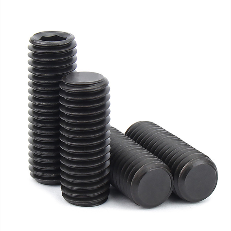 Lớp 12.9 Cường Lực Cao Thép Carbon Đen Lục Giác Lục Giác Lục Giác Ổ Cắm Điểm Phẳng Bộ Vít M3 M4 M5 M6 M8 M10 Cuối Grub Đầu Bu Lông | BigBuy360 - bigbuy360.vn