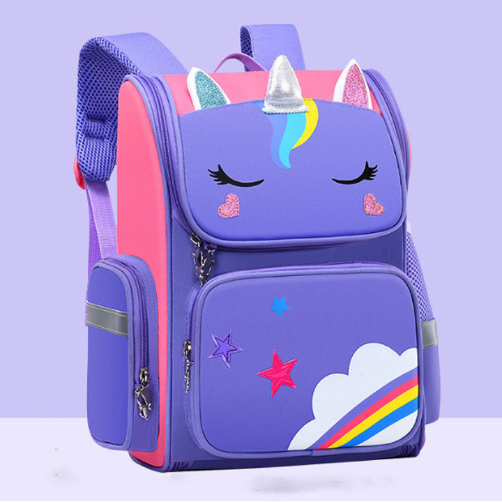 Balo cho bé đi học chống gù lưng hình ngựa pony siêu cute chống thắm nước tiện ích GSR [DEAL SỐC]
