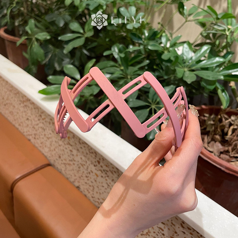 Qrhyk Di Động Chống Trơn Trượt Có Thể Thu Vào Có Thể Gập Lại Băng Đô Quấn Tóc Mới Phụ Kiện Tóc Kẹp Tóc Unisex Mới