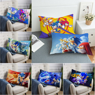 Vỏ Gối Hình Chữ Nhật Sonic The Hedgehog 2 Vỏ Sofa Polyeste In Một Mặt Trang Trí Nhà Cửa (Không Có Lõi)