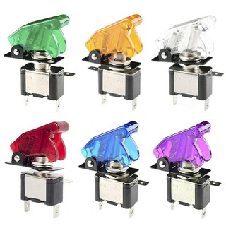 Lookshow DC 12V 20A Ô Tô Ô Tô Thuyền Xe Tải Chiếu Sáng Với Đèn LED Chuyển Đổi Công Tắc An Toàn Máy Bay Lật Bao Bảo Vệ A2I9