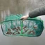 Câu cá CORALTIDE, Hình bát giác hình lục giác 6 / 8 / 10 lỗ 40 ~ 82cm, Máy bắt tôm tôm tôm bằng Nylon màu xanh lá cây có thể gập lại