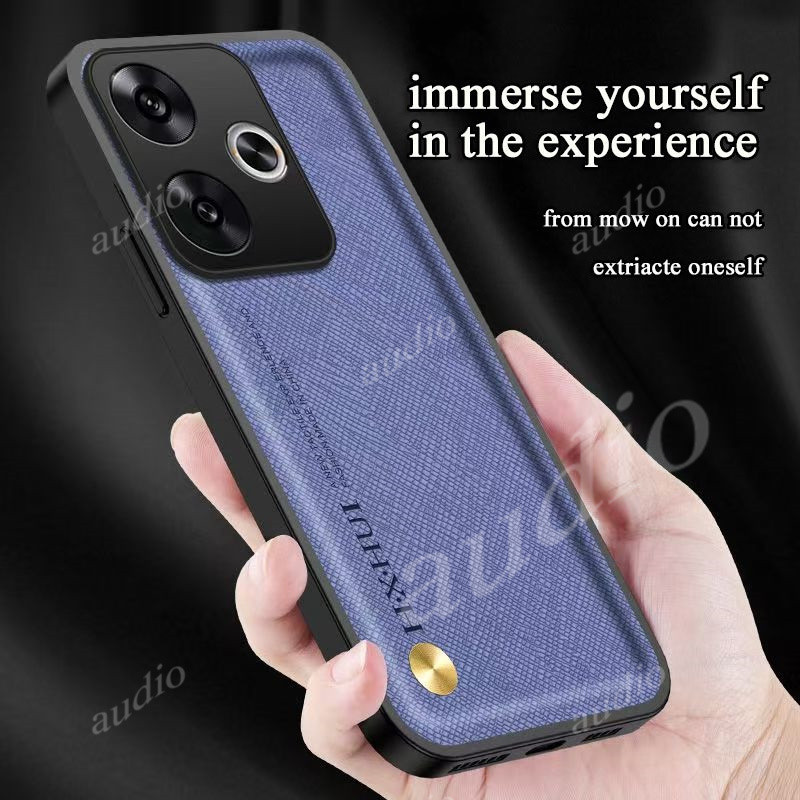 Ốp điện thoại TPU mềm bằng da chéo realme 14 5G cho realme 14 14t Realme14 realme14t 5G Vỏ da sang trọng chống sốc cho realme 14 14t realme14t 5G Vỏ bọc từ tính trên ô tô