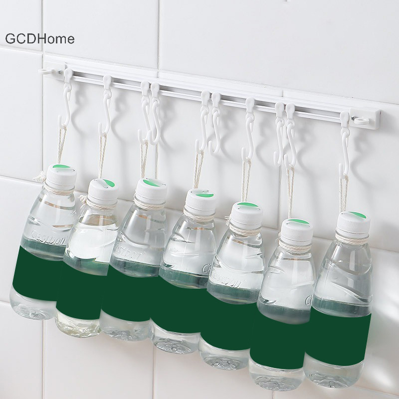 Gcdhome Nhựa Treo Tường Chống Đấm Hàng Dài Có Thể Tháo Rời Tủ Tự Dính HOT