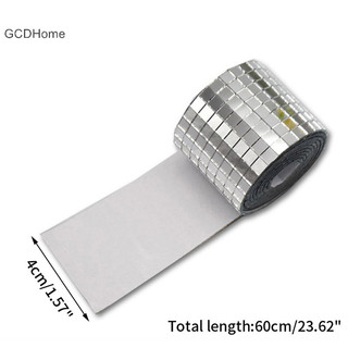 Gcdhome Gương Khảm Ngói Dán DIY Tự Dính Vuông Acrylic Dán Tường HOT