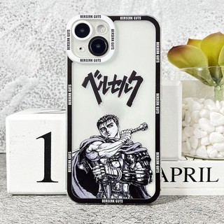 Ốp Lưng Cho Samsung S24 Ultra S23 Plus S22 S21 S20 S23 FE Note 10 Lite 10 Pro 20 J7 Prime A21S A15 A25 A02 A05S M23 Shell Anime Berserk Guts Bảo Vệ Camera Chống Sốc