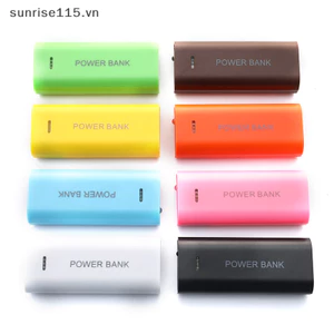 Hộp sạc USB LMH 5V 5600mAh 2X 18650 Hộp DIY để sạc.