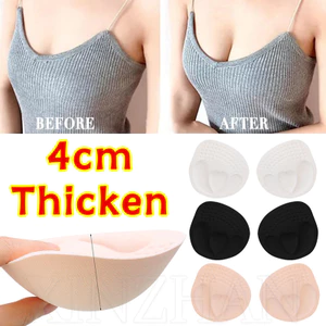 Vô hình, có thể tháo rời, thoáng khí - Thảm lót cốc xốp - Push Up Insert Bra Paddings dành cho nữ Tấm lót ngực cao su dày - Dành cho đồ bơi Bikini Brassiere - Phụ kiện đồ lót