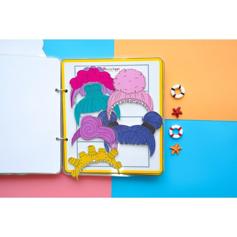 Học liệu thay đồ búp bê bằng giấy thủ công cho công chúa Đồ Chơi - Squishy - Kuromi - Đồ chơi giấy cho bé cắt dán
