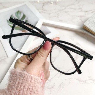 Kính thời trang nam nữ 2 chấm style hàn quốc cute dễ thương, Mắt kính mát không độ giả cận chống tia UV MoDa K029