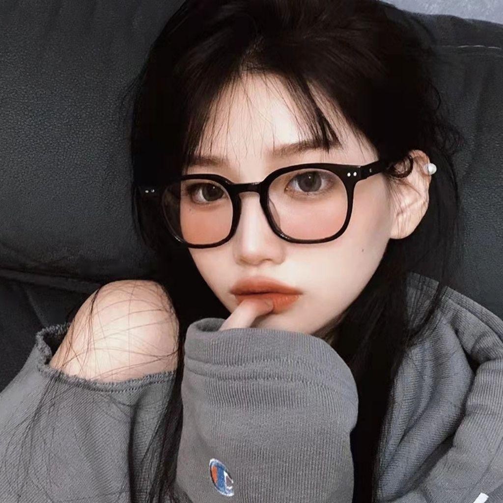 Kính mát 2 chấm nam nữ tạo hiệu ứng má hồng dễ thương, Kính râm chống tia UV hàn quốc Styley K004