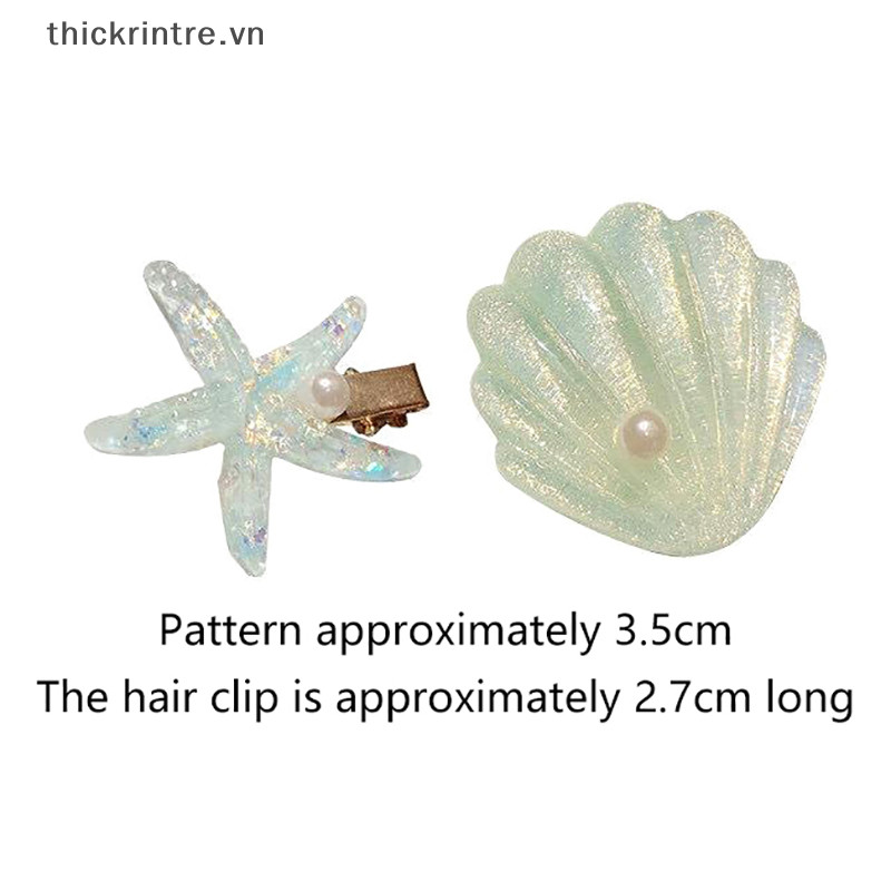 THI Thanh Lịch Sao Biển Ngôi Sao Kẹp Tóc Cho Nữ Kẹp Tóc Dự Tiệc Barrettes Phụ Kiện Tóc VN