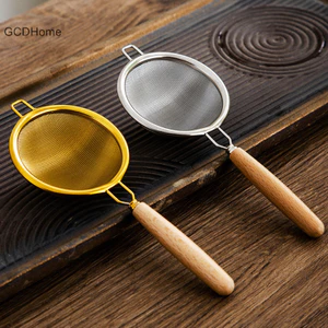 Gcdhome Tay Cầm Có Thể Tái Sử Dụng Lọc Trà Thép Không Gỉ Mịn Rò Rỉ Lưới Sàng Trà Lá Máy Pha Cà Phê Bộ Lọc Ấm Trà Phụ Kiện HOT