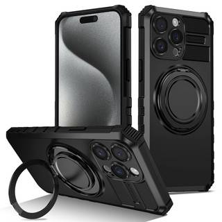 Dành Cho iphone 14 Pro Max / 15 Pro Max Ốp Lưng Xoay Từ Tính Đế Mỏng Chống Sốc Quân Sự Hạng Nặng Chống Rơi Toàn Thân Vỏ Bảo Vệ