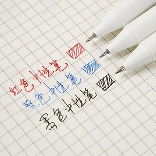 TUYỆT VỜI 6 cái / hộp Bút mực đen, Bút bi ép khô nhanh, Dụng cụ viết bền Bút chữ ký điểm mịn dành cho sinh viên Viết văn phòng phẩm Cung cấp
