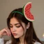 Li 3D Dưa Hấu Chủ Đề Tóc Phong Cách Hawaii Mũ Cosplay Băng Đô Cho Các Cuộc Họp Theo Chủ Đề Nhiệt Đới Và Chương Trình Khiêu Vũ