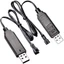 Dây sạc USB GODD 3 7V có phích cắm SM2 0 2P và Bộ sạc IC thông minh nhất cho pin Lithium và thiết bị điện tử