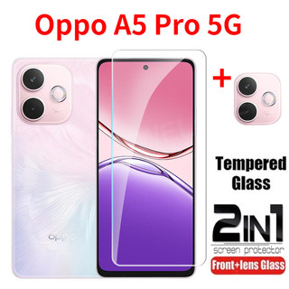 Phim Kính Cường Lực Cho Oppo A5 Pro OPPO A5Pro A5 A5X A6C A6 4G 5G 2025 Bảo Vệ Màn Hình Camera Sau Ống Kính Bảo Vệ Full Cover Phim Trước