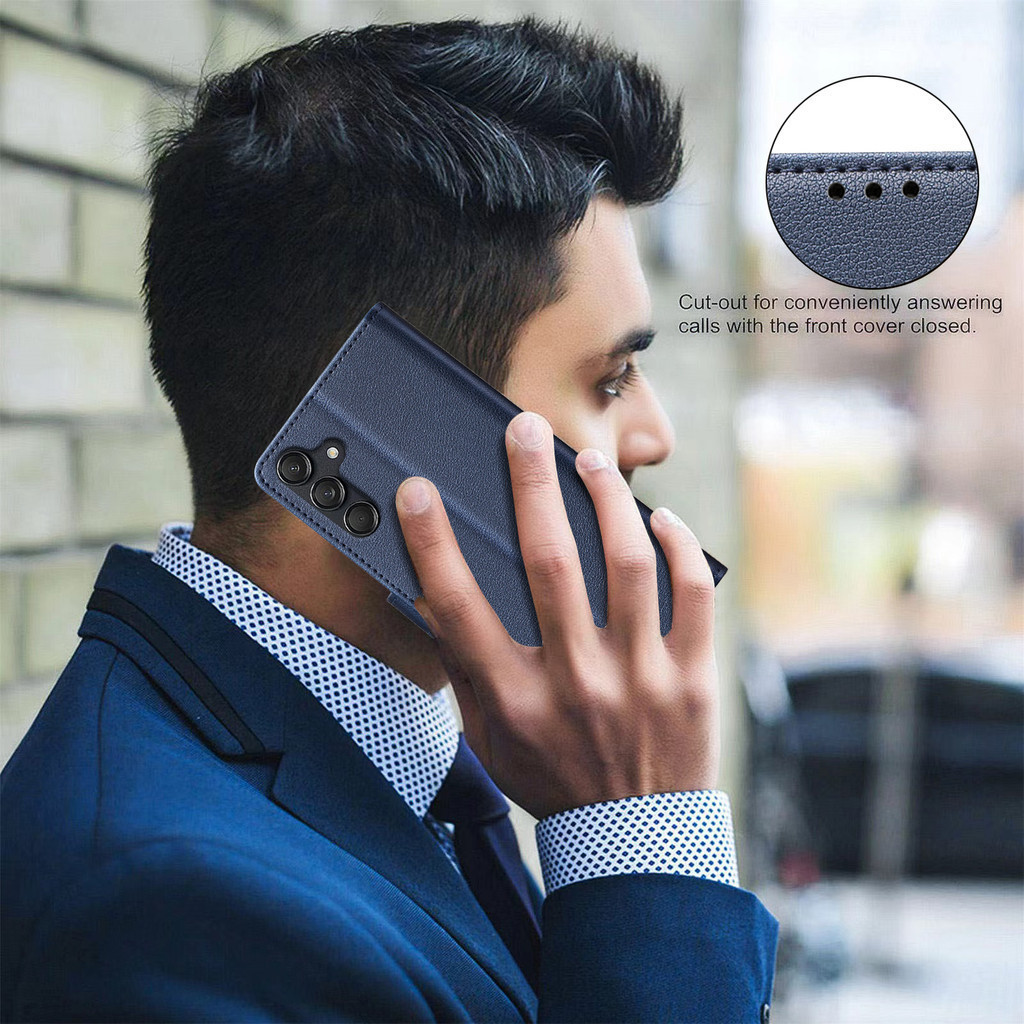 Ốp Điện Thoại Lật Thời Trang Mới Cho Samsung Galaxy A03S A02S A05S A13 A14 A23 A24 A25 A33 A34 A35 A53 A54 A55 A72 A73 M23 M13 M15 M55 M62 Vỏ Ví Lật Da PU Có Khe Cắm