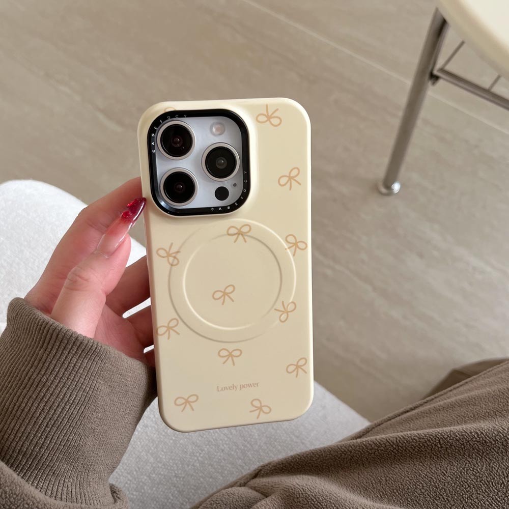 Ốp Lưng Cứng Tương Thích Với iPhone 13 13Pro 13ProMax 14 14Pro 14ProMax 15 15Pro 15ProMax 16 16Pro 16ProMax 17 17Pro 17ProMax Ốp Nam Châm Họa Tiết Anh Đào Chặn Màu