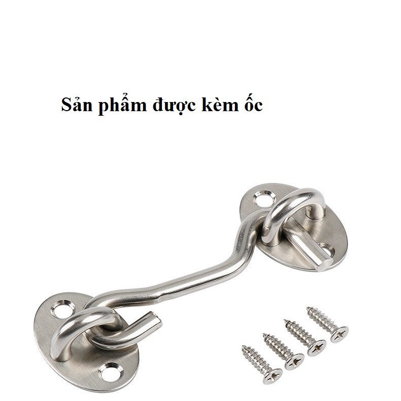 MÓC CỬA, CHỐT CỬA SỔ CHỐNG GIÓ GIẬT VA ĐẬP BẰNG THÉP KHÔNG GỈ - FE123