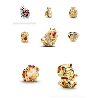 Còn hàng [Phong cách mới 2024] Phụ kiện vòng tay DIY mèo may mắn S925/Trang sức vòng tay thời trang tinh tế cho phụ nữ/Quà sinh nhật cho bạn gái