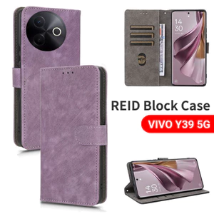 Ốp Lưng Cho VIVO Y39 Y 39 Y29 VIVOY39 4G 5G 2025 Vỏ Ví Da Sang Trọng Khe Cắm Thẻ Đứng Flip Soft TPU Edge Vỏ An Toàn