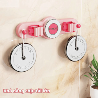Móc Treo Chổi Kẹp Treo Cây Lau Nhà Hút Chân Không Siêu Chắc, Giá Móc Treo Đồ Đa Năng Chịu Lực Tốt NGÓI HOME - MTC03