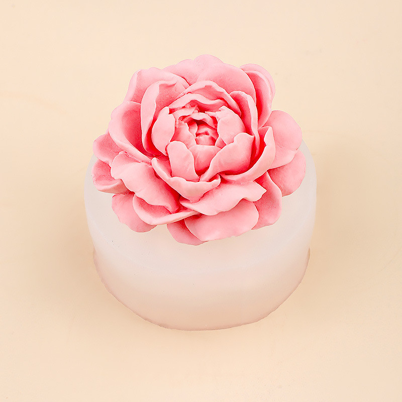 Đầu Hổ Hoa Nhài Khuôn Silicon Hương Liệu Thạch Cao Nến Khuôn Sô Cô La Fondant Bánh Trang Trí Khuôn Làm Bánh Handmade