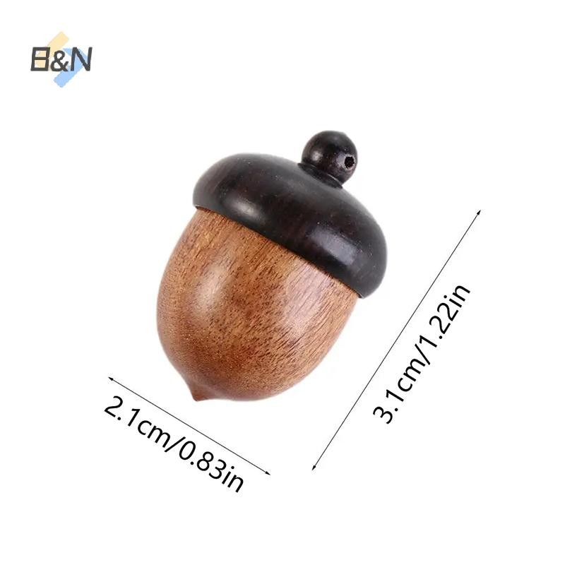 Hộp đựng thuốc B & N 1Pc Hộp đựng chai gỗ nguyên khối Hộp đựng cứu hộ bằng gỗ đàn hương Hộp đựng thuốc Hộp đựng thuốc.