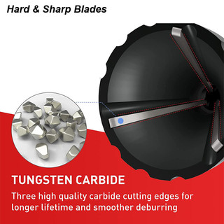 Dụng cụ vát mép thép tungsten hợp kim, loại bỏ bavia cắt ren vít bu lông thanh trục, chất lượng cao