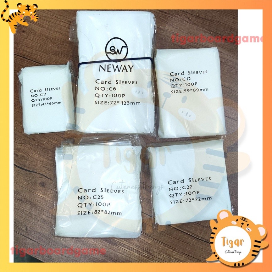 Sleeve loại dày bọc bài Slevee, bảo vệ thẻ bài khỏi ngoại lực Bọc nilon bảo vệ ảnh bài