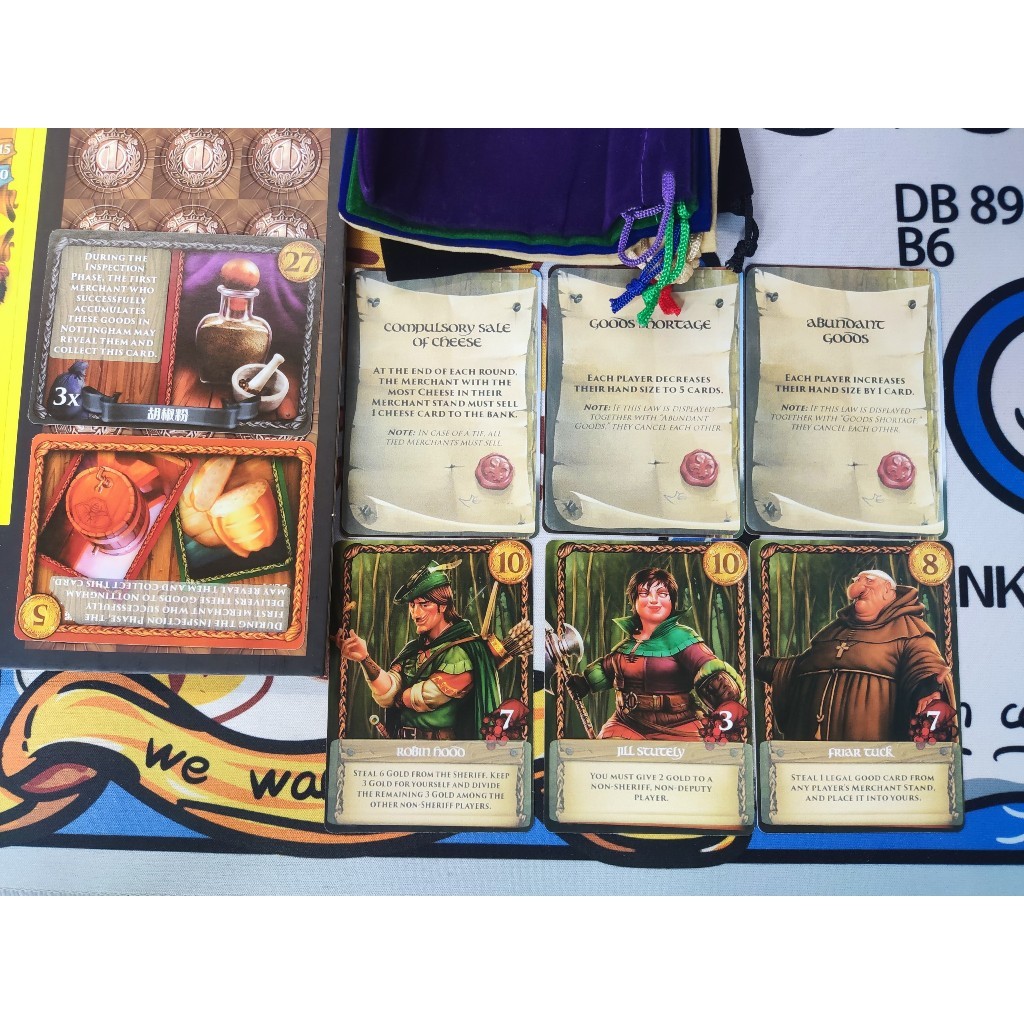 Boardgame Sheriff of Nottingham và mở rộng Merry Men Engsub có luật Việt Tigarboardgame