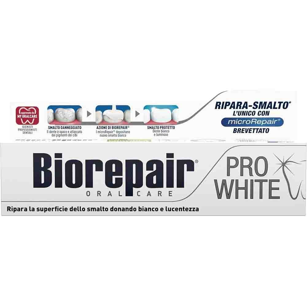 Biorepair Pro White Toothpaste 75ml repair enamel·white & shine 75ml