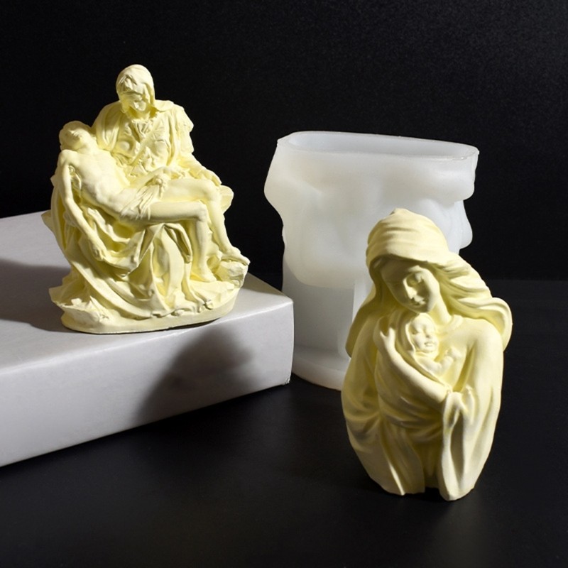 Khuôn Silicon inste Làm Khuôn Mẫu Thiết Kế Mẹ Và Trẻ Em 3D