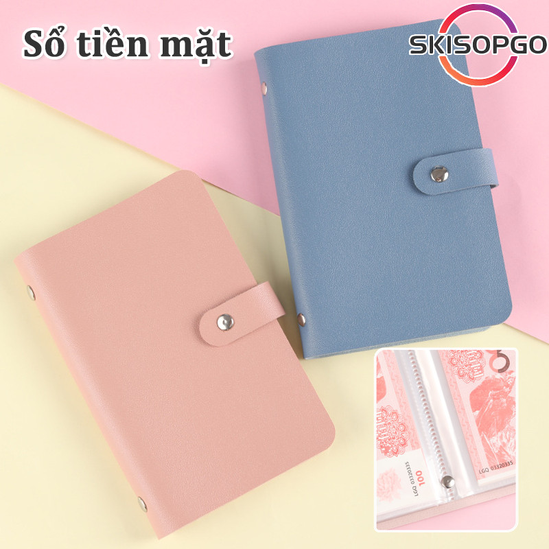 【SKISOPGO】Sổ tiết kiệm đựng tiền 100 phong bì tiết kiệm,Bì Tiết Kiệm Tiền,Thử thách tiết kiệm tiền tiết kiệm tiền